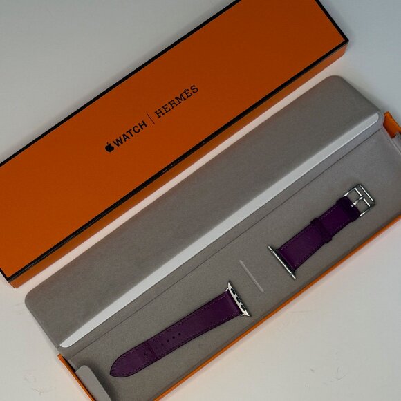 Hermès 40mm Anémone Single Tour Apple Watch Band